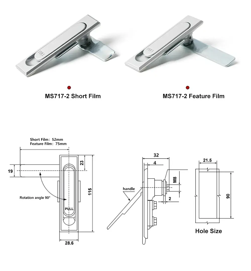 Concealed Distribution Box Cabinet Flat Lock