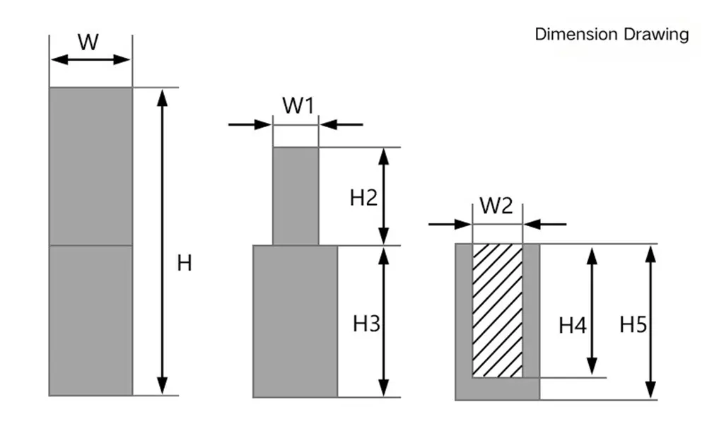 In Line Hinge Stainless Steel Lift Off